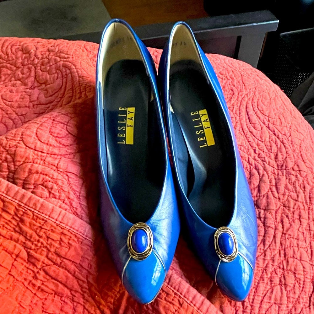 💙Vintage Heels | Leslie Fay Leather Heels💙 👠